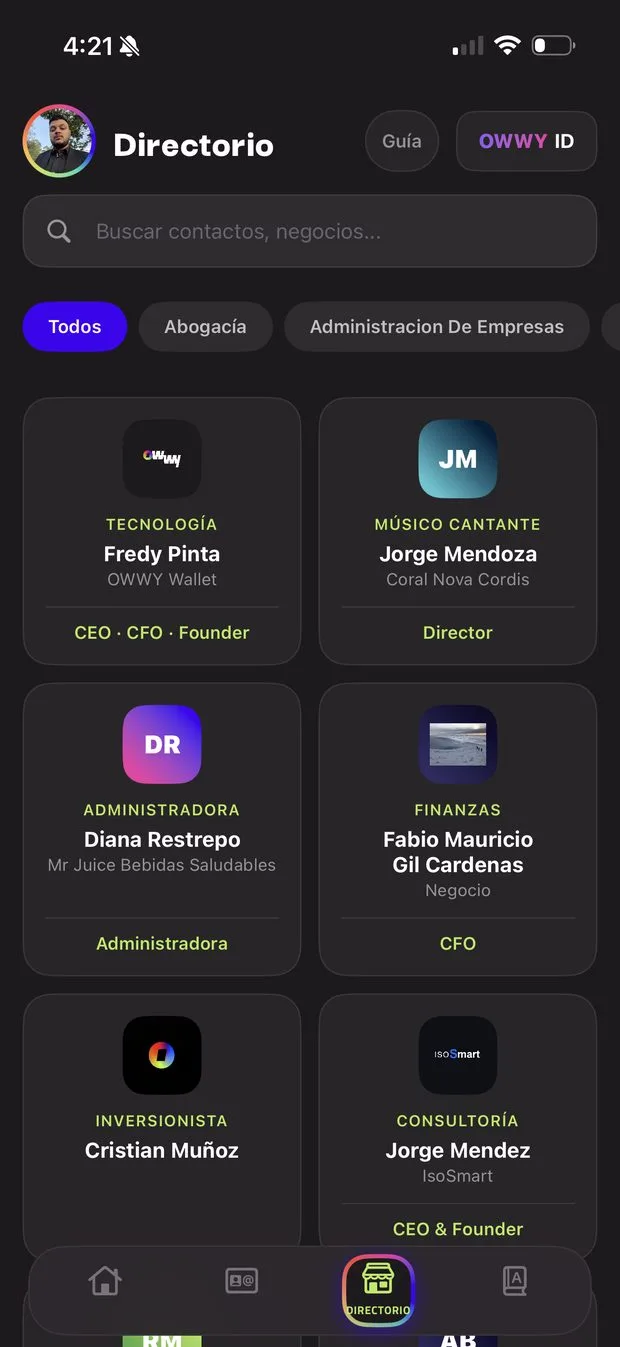 Directorio de OWWY
